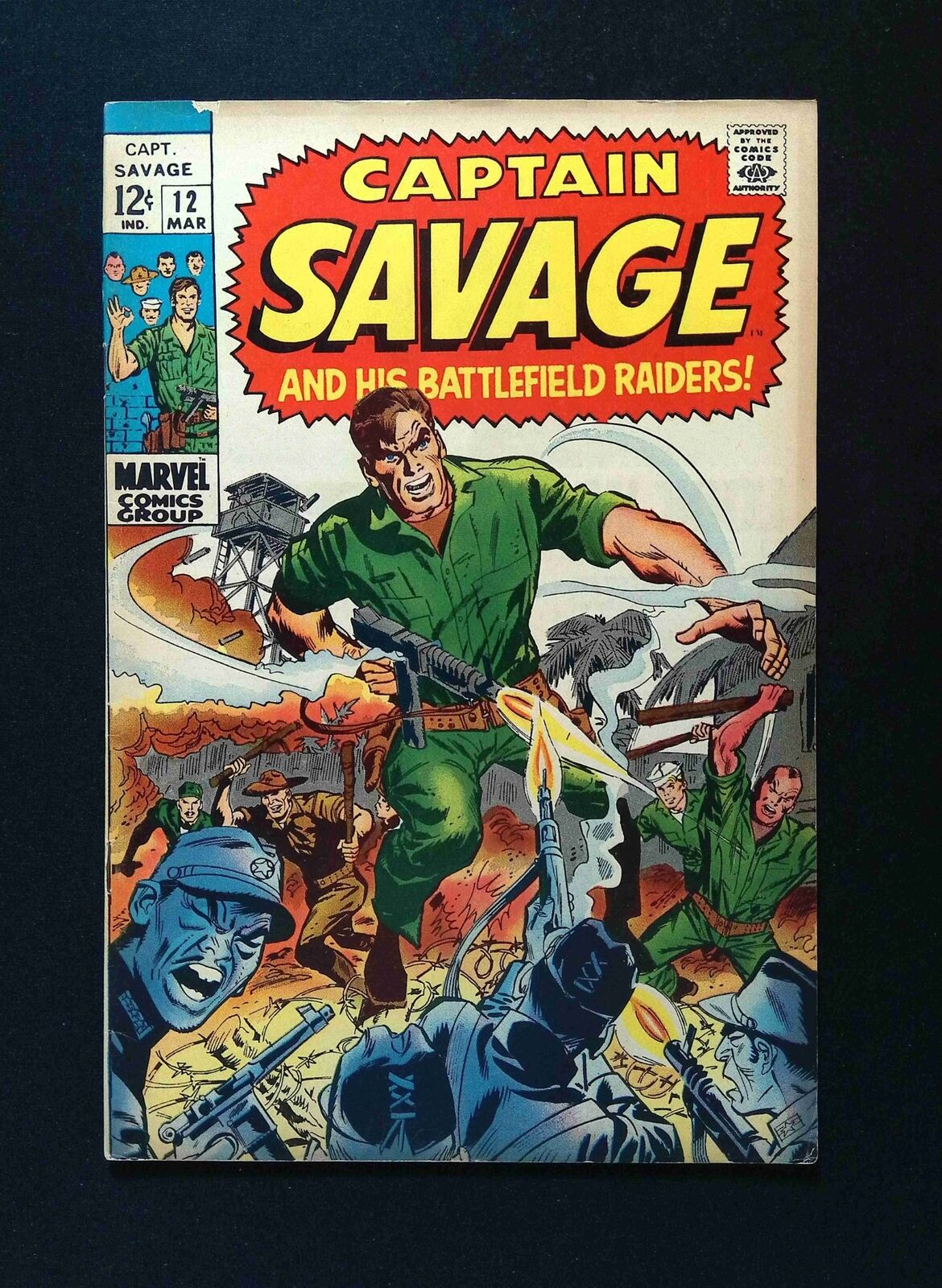 Captain Savage #12 MARVEL Comics 1969 FN
