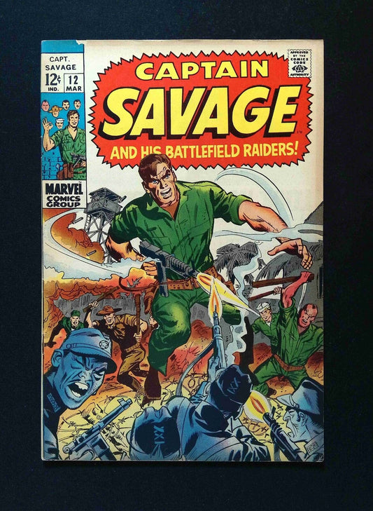 Captain Savage  #12  MARVEL Comics 1969 FN