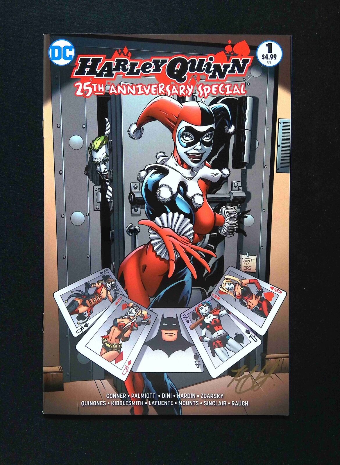 Harley Quinn 25th Anniversary Special #1 DC 2017 NM Variant Signed By KEN HUNT
