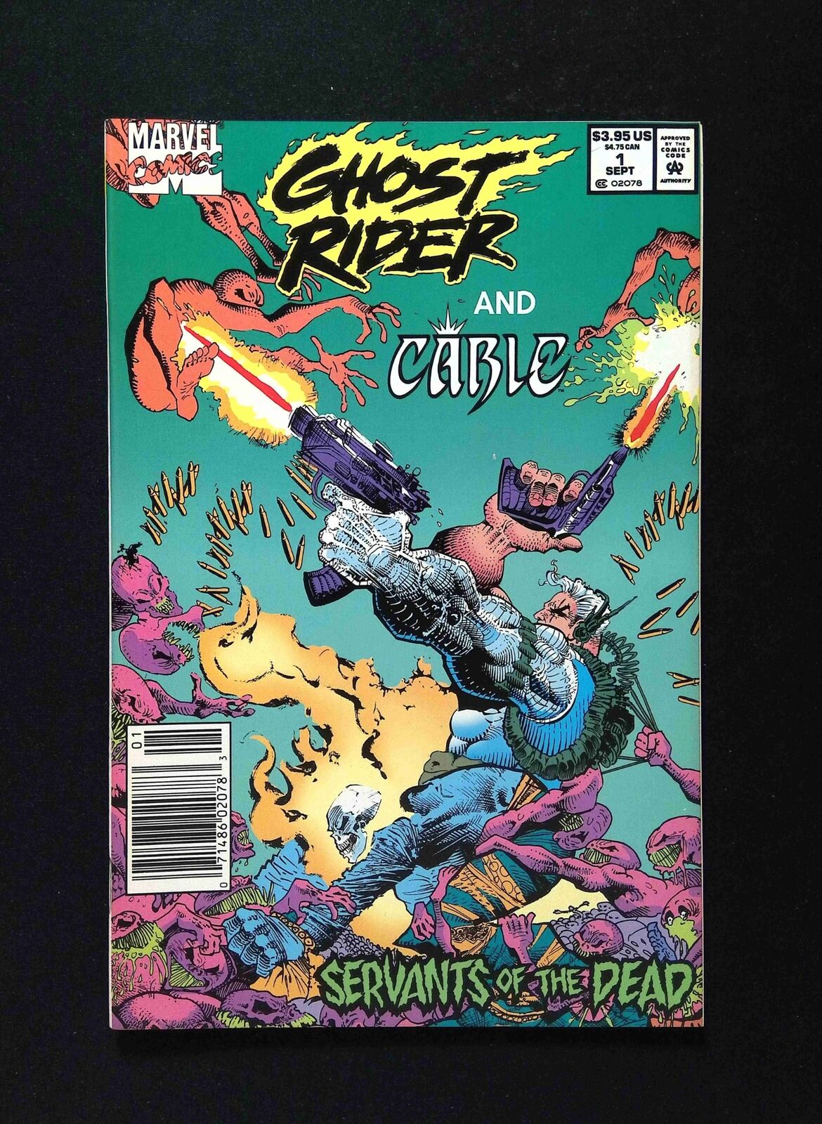 Ghost Rider and Cable #1 MARVEL Comics 1991 NM- NEWSSTAND