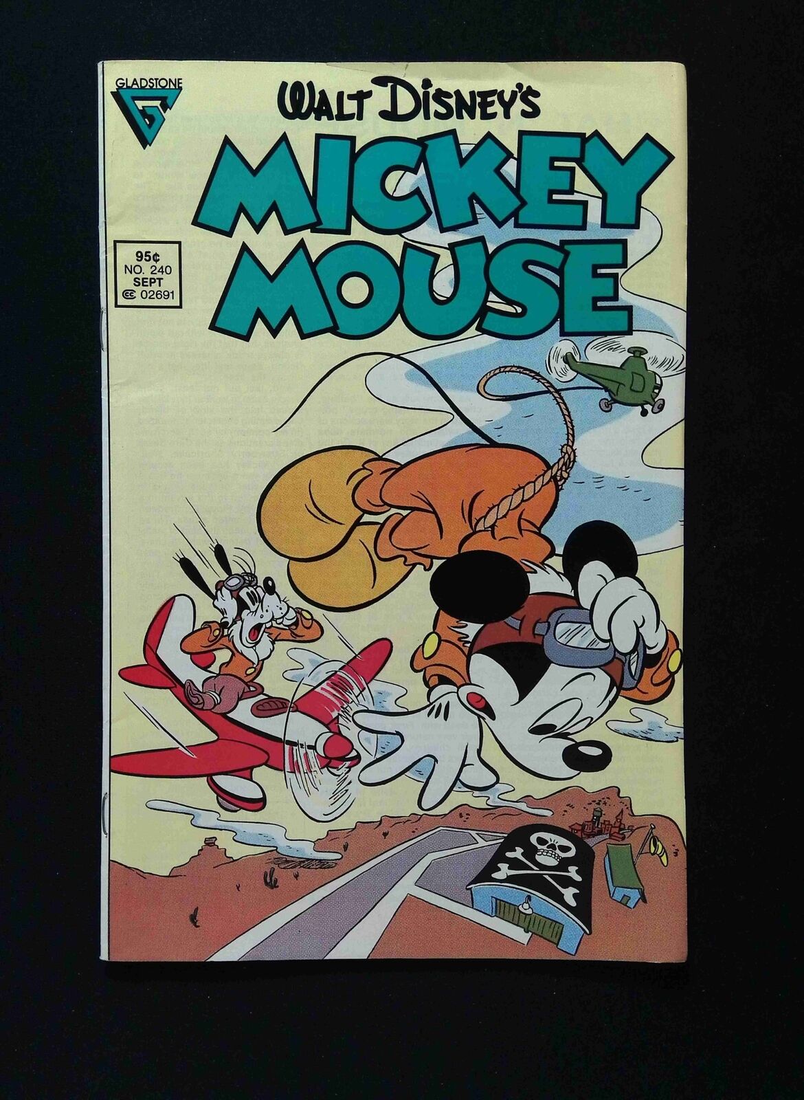Mickey Mouse #240 DELL/GOLDE KEY Comics 1988 FN+