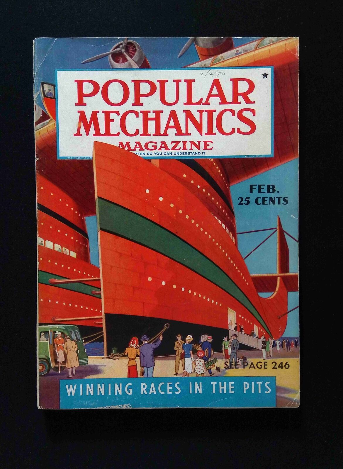 Popular Mechanics Megazine #1 POPULAR MECHANICS CO. Comics 1940 FN/VF