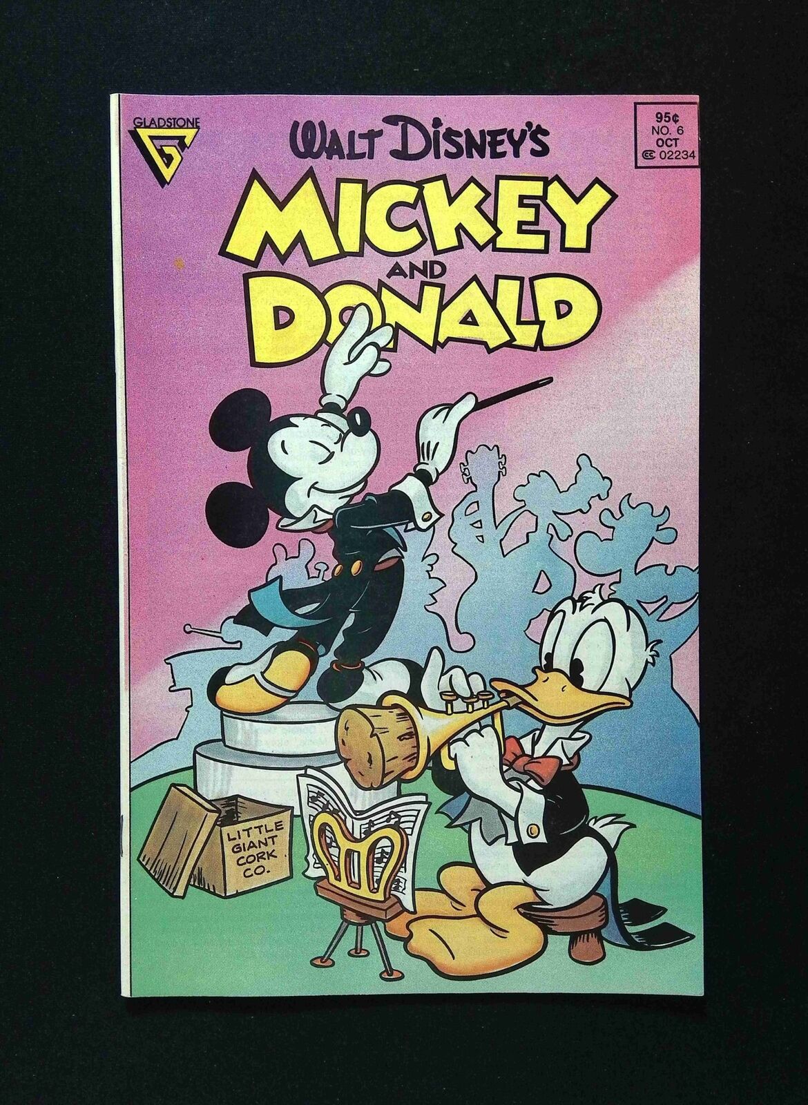 Walt Disney's Mickey and Donald #6 WALT DISNEY PRODUCTIONS Comics 1988 VF+