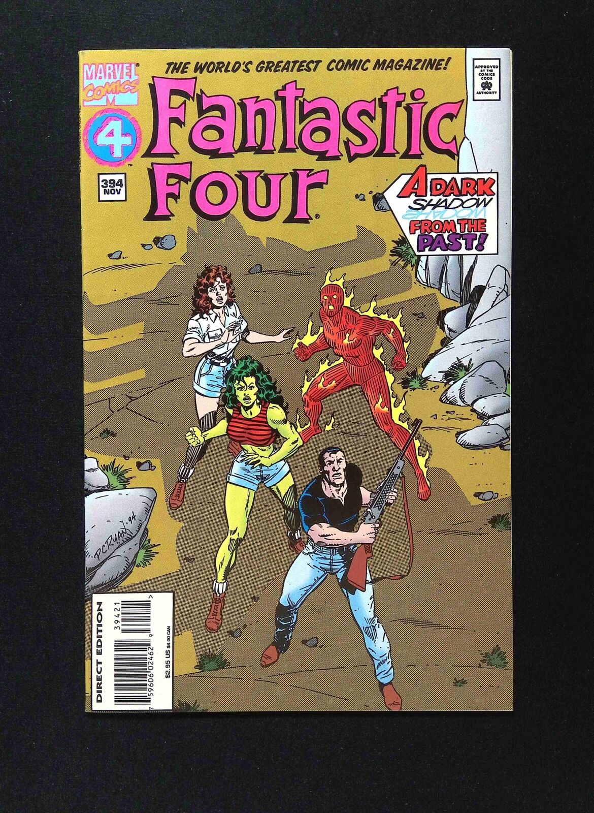 Fantastic Four #394U MARVEL Comics 1994 VF VARIANT COVER