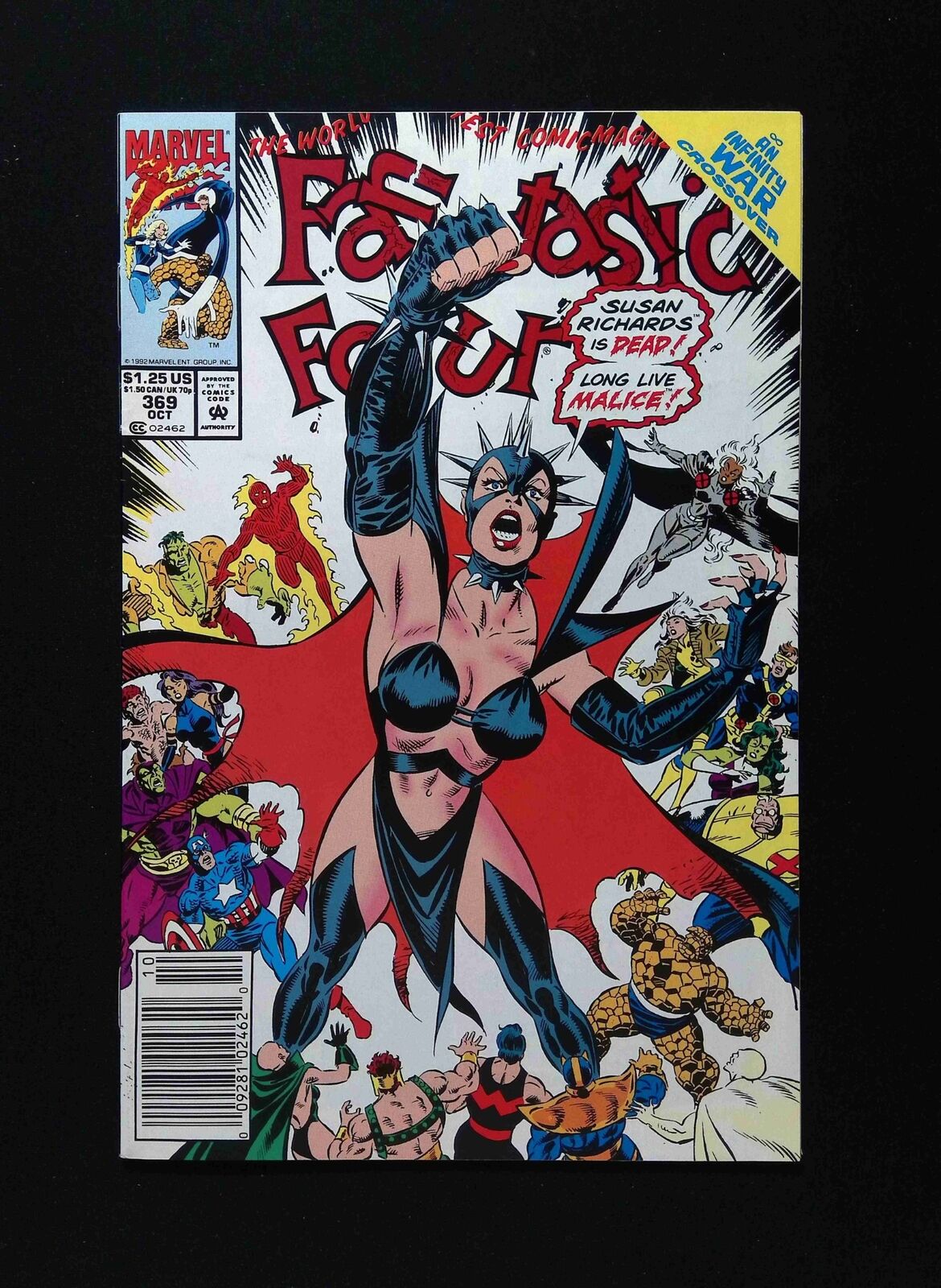Fantastic Four #369 MARVEL Comics 1992 VF+ NEWSSTAND