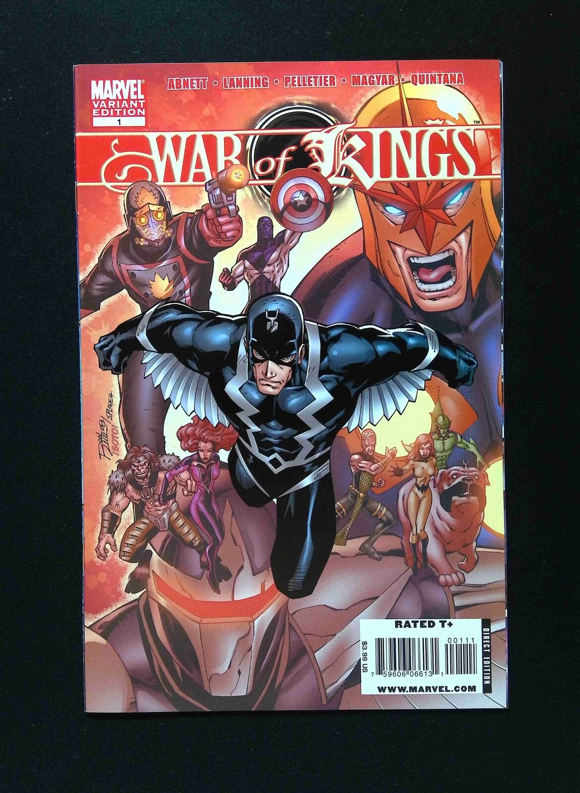 War of Kings #1B MARVEL Comics 2009 VF/NM LIM VARIANT