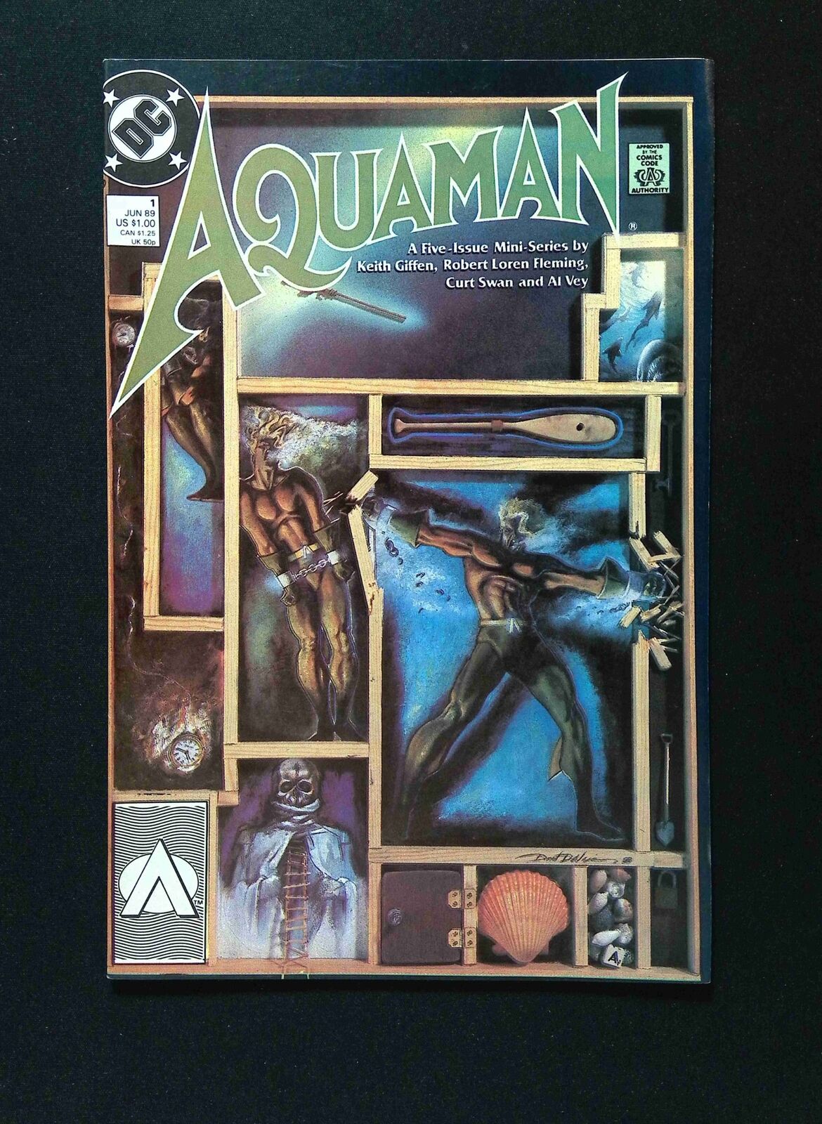 Aquaman #1 (2ND LIMITED SERIES) DC Comics 1989 VF