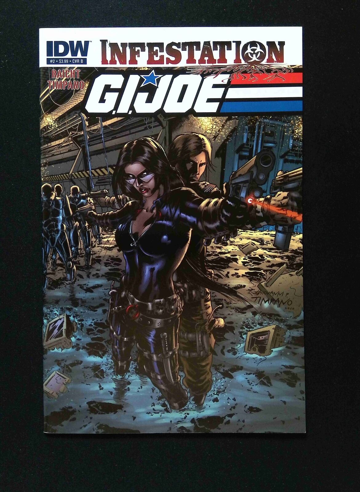 GI Joe Infestation #2B IDW Comics 2011 VF/NM TIMPANO VARIANT