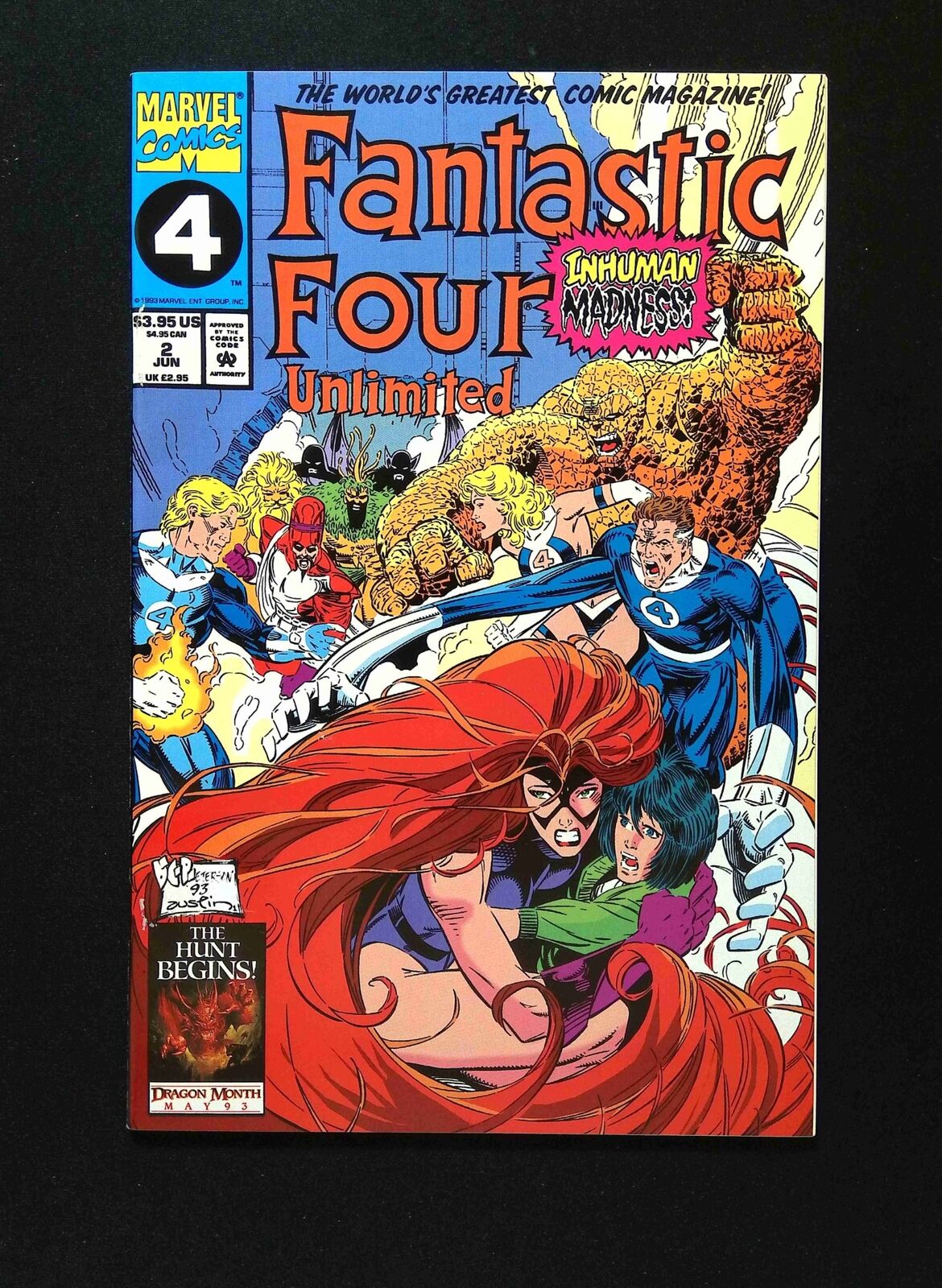 Fantastic Four Unlimited #2 MARVEL Comics 1993 NM