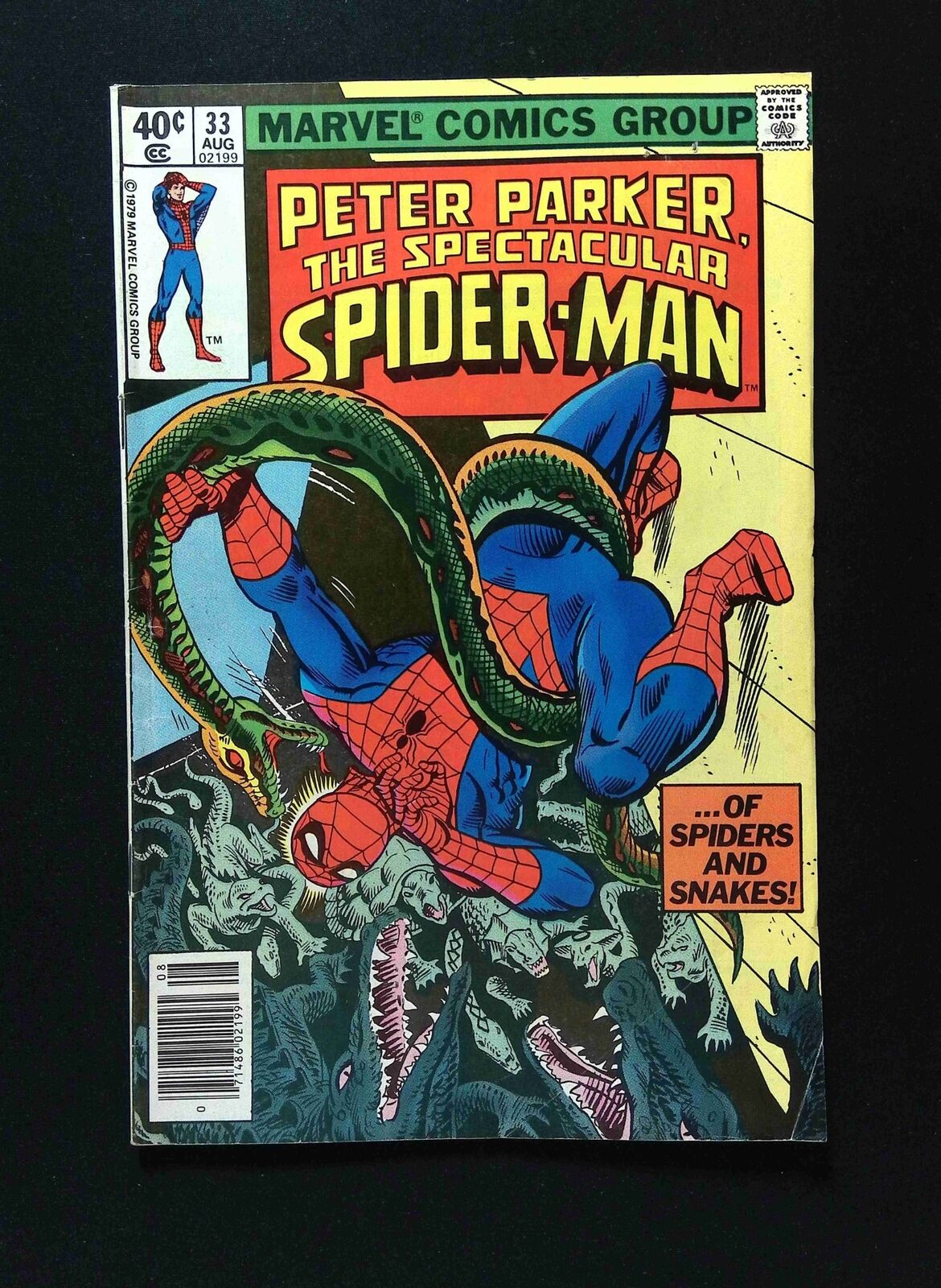 Spectacular Spider-Man #33 MARVEL Comics 1979 FN NEWSSTAND