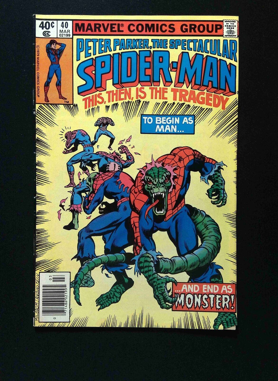 Spectacular Spider-Man #40 MARVEL Comics 1980 FN/VF NEWSSTAND