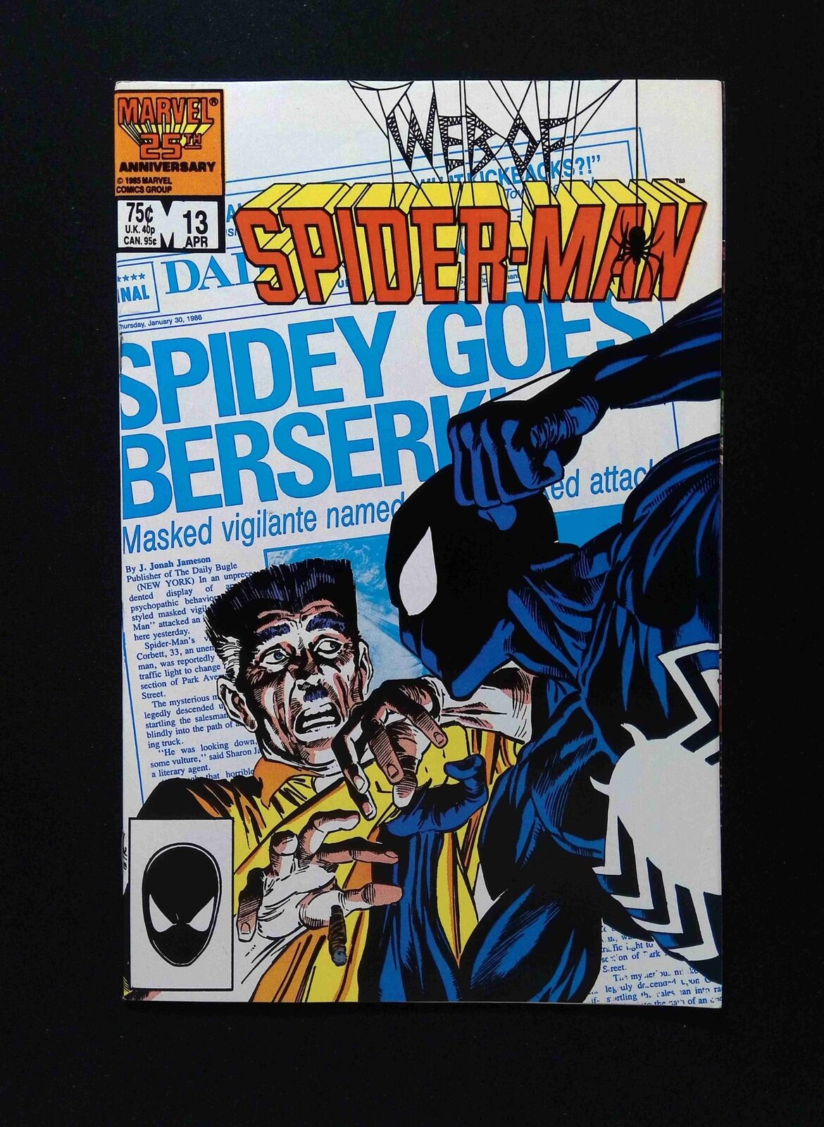 Web of Spider-Man #13 MARVEL Comics 1986 VF+