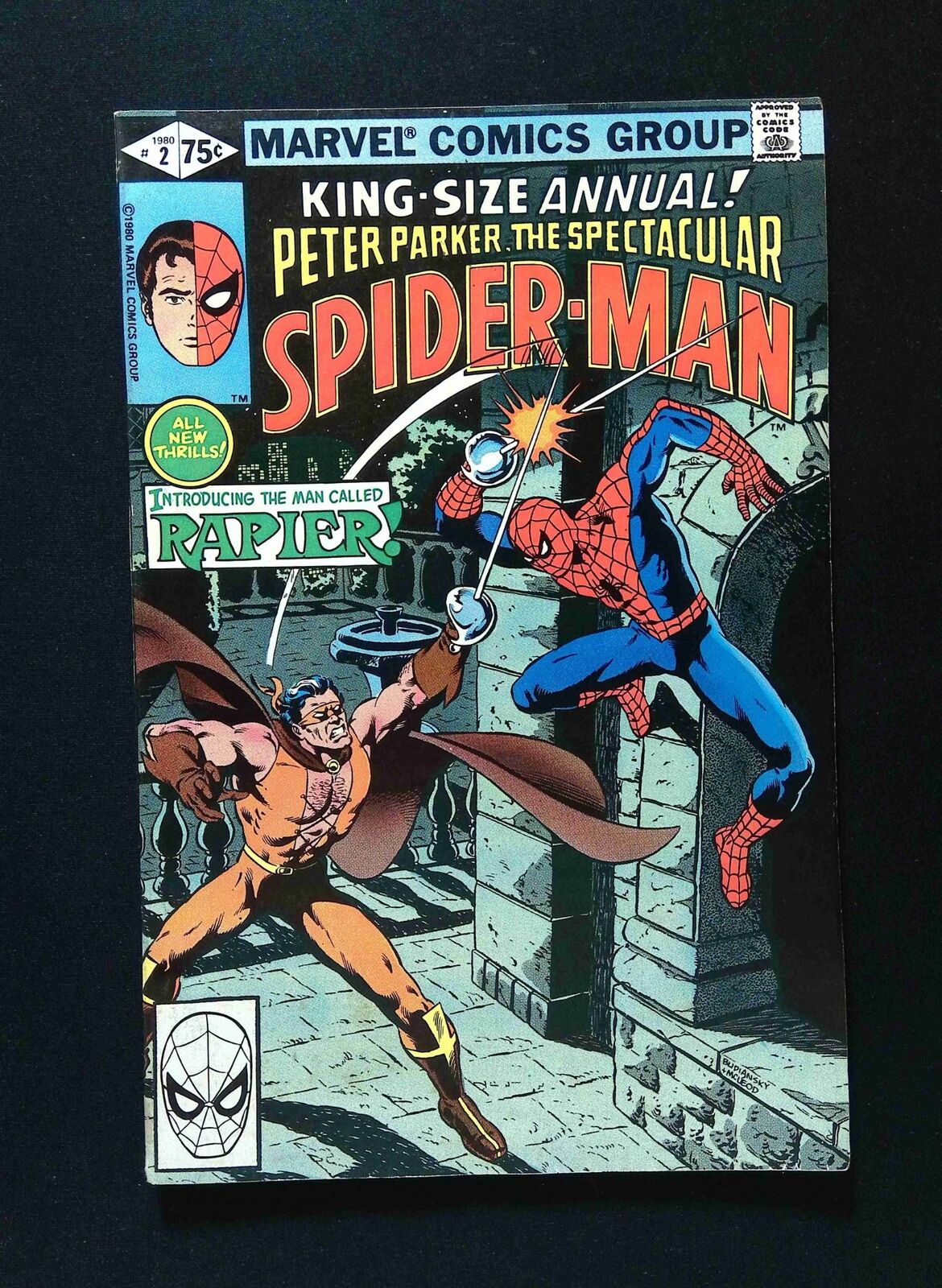 Spectacular Spider-Man Annual #2 MARVEL Comics 1980 FN/VF WHITMAN VARIANT