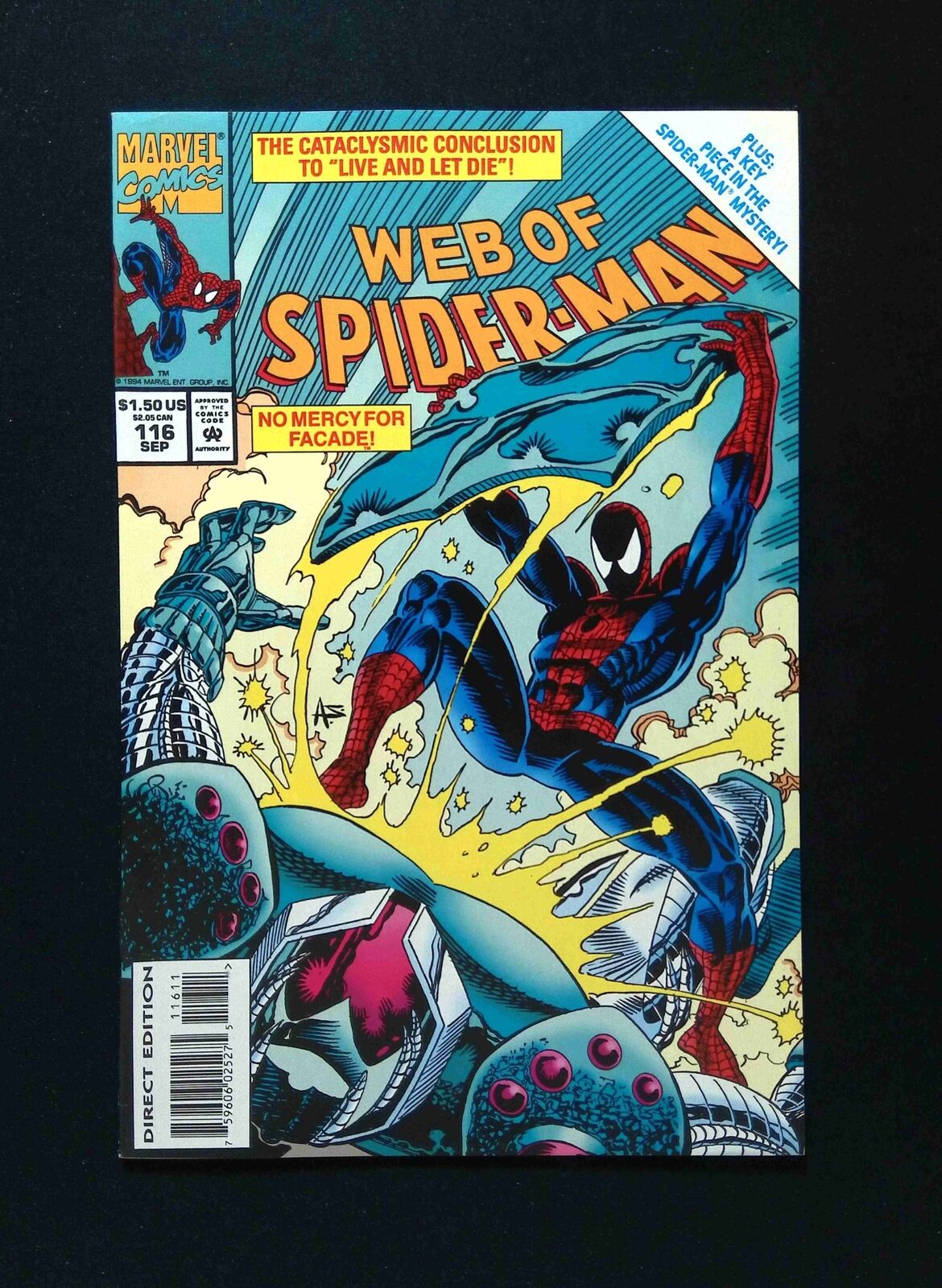 Web of Spider- Man #116 MARVEL Comics 1994 VF/NM