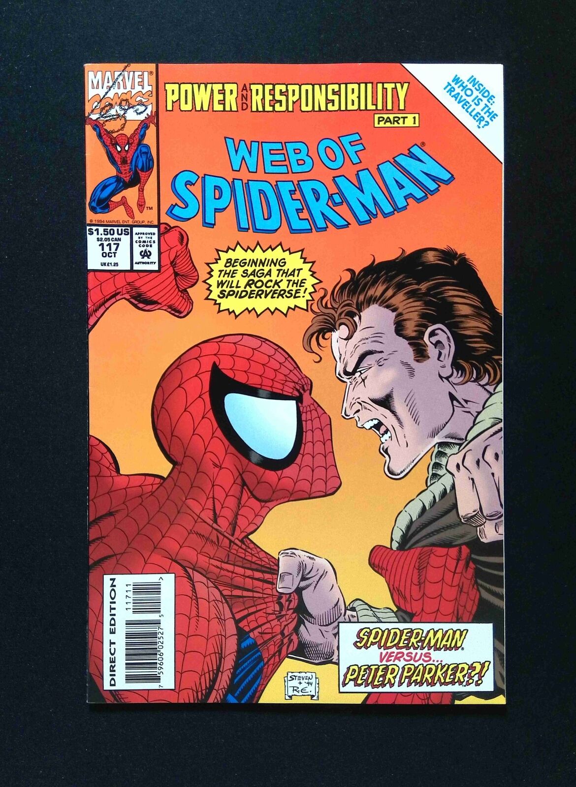 Web of Spider- Man #117 MARVEL Comics 1994 VF+