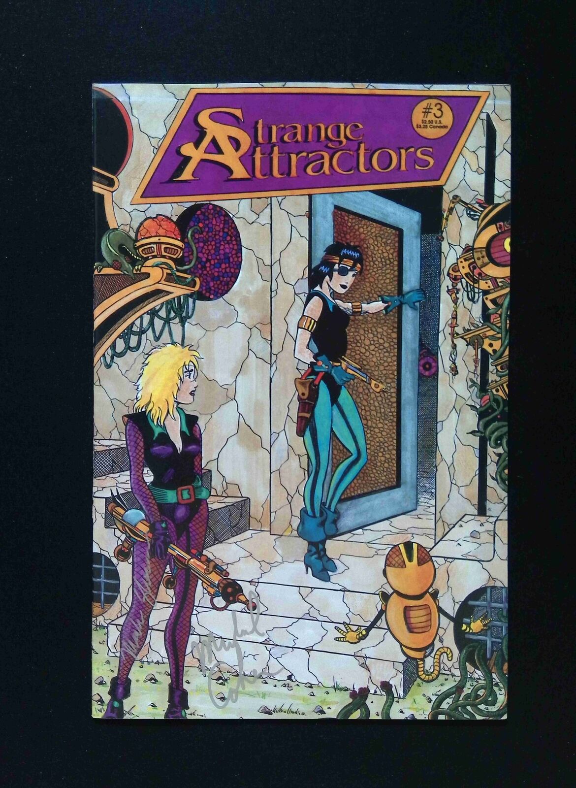 Strange Attractors #3 RETROGRAPHIX Comics 1993 NM- SIGNED BY COHEN & SHERMAN