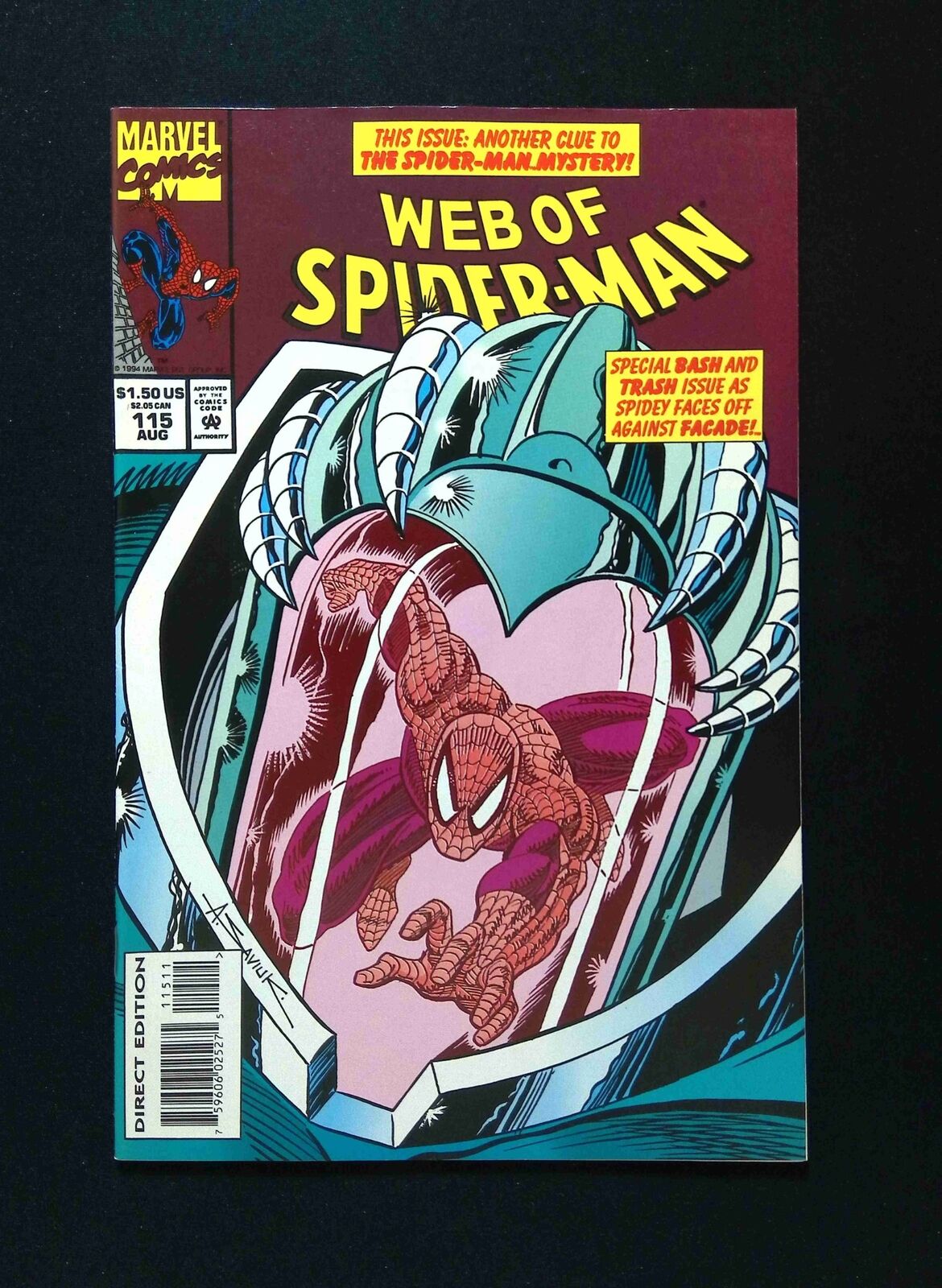 Web of Spider- Man #115 MARVEL Comics 1994 VF+