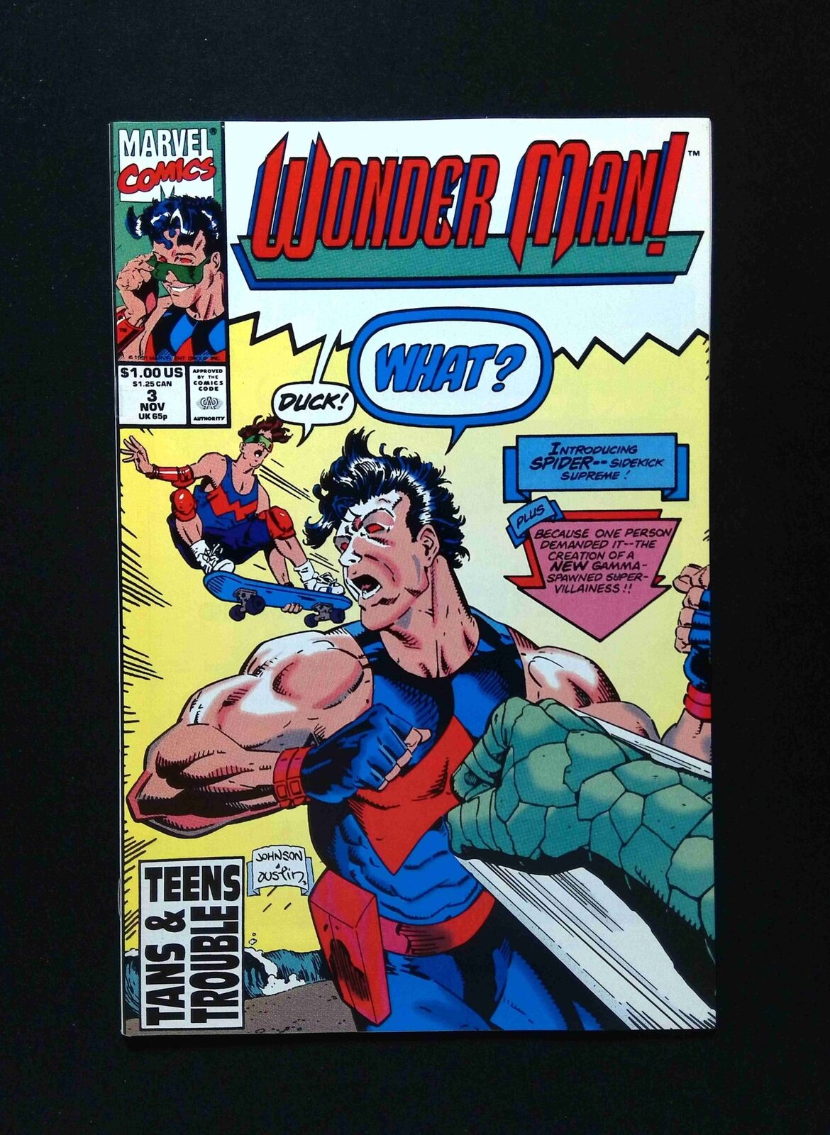 Wonder Man #3 MARVEL Comics 1991 VF/NM