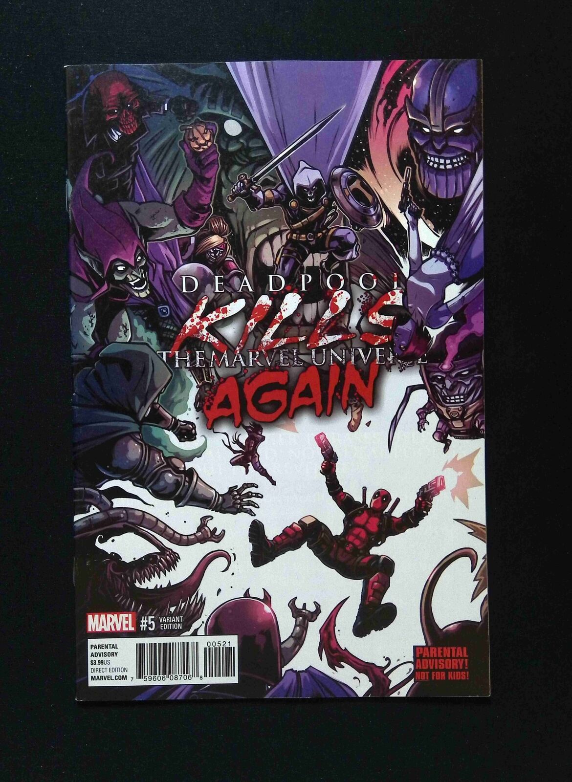 Deadpool Kills the Marvel Universe Again #5B 2017 VF/NM WIJNGAARD VARIANT
