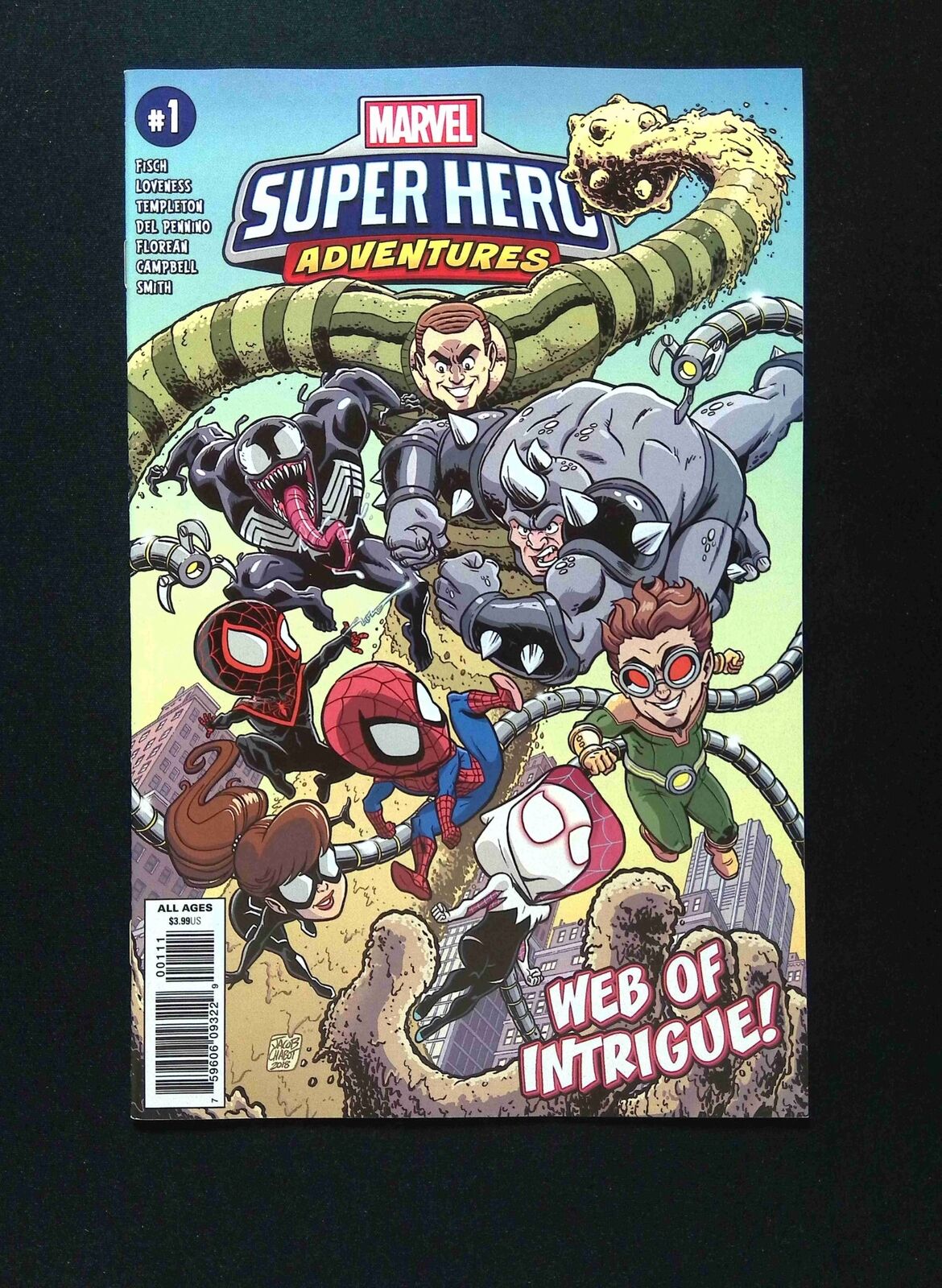 Marvel Super Hero Adventures Spider-Man Web of Intrigue #1 MARVEL 2019 NM-