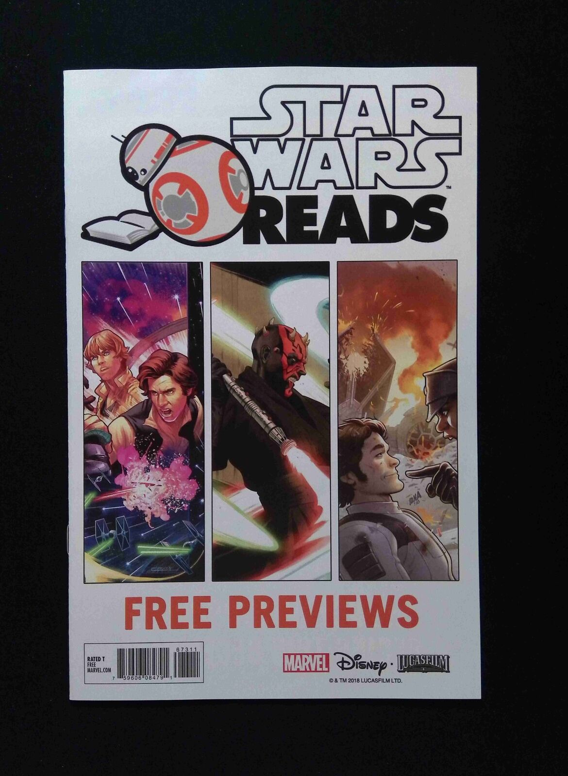 Marvel Free Previews Star Wars Reads #1 MARVEL Comics 2018 NM