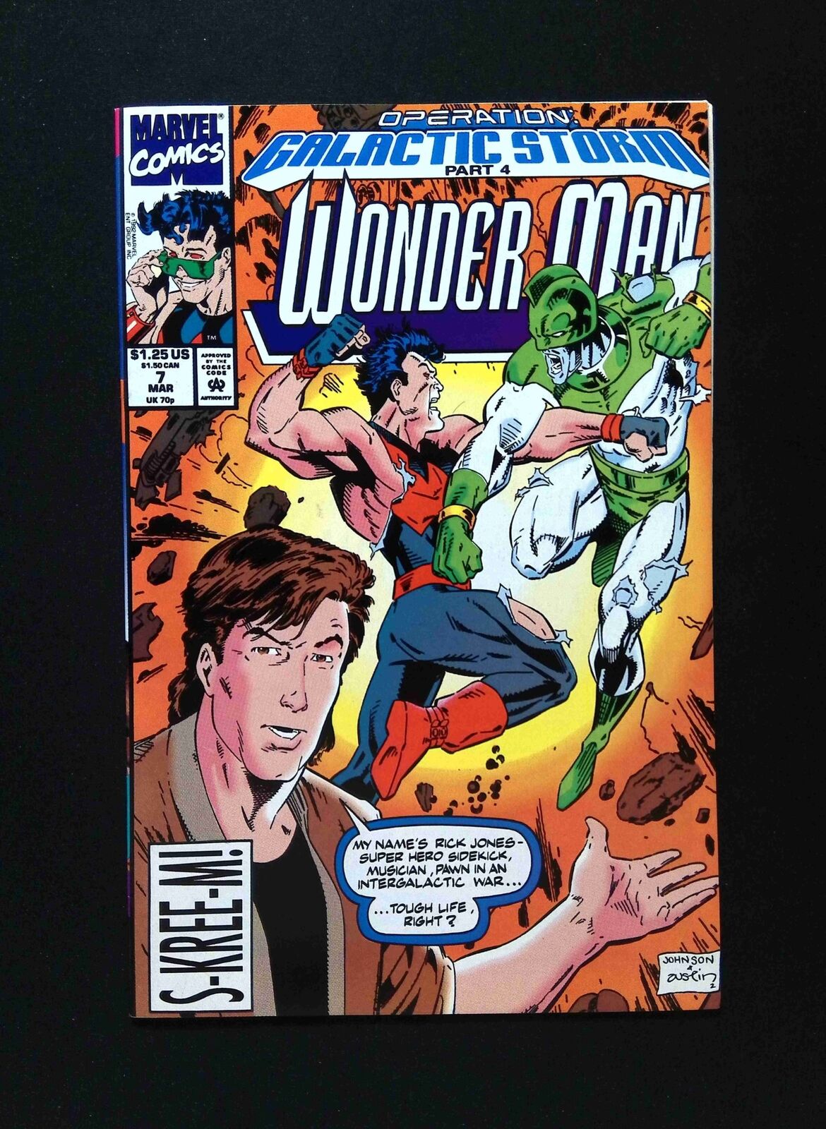 Wonder Man #7 MARVEL Comics 1992 VF/NM