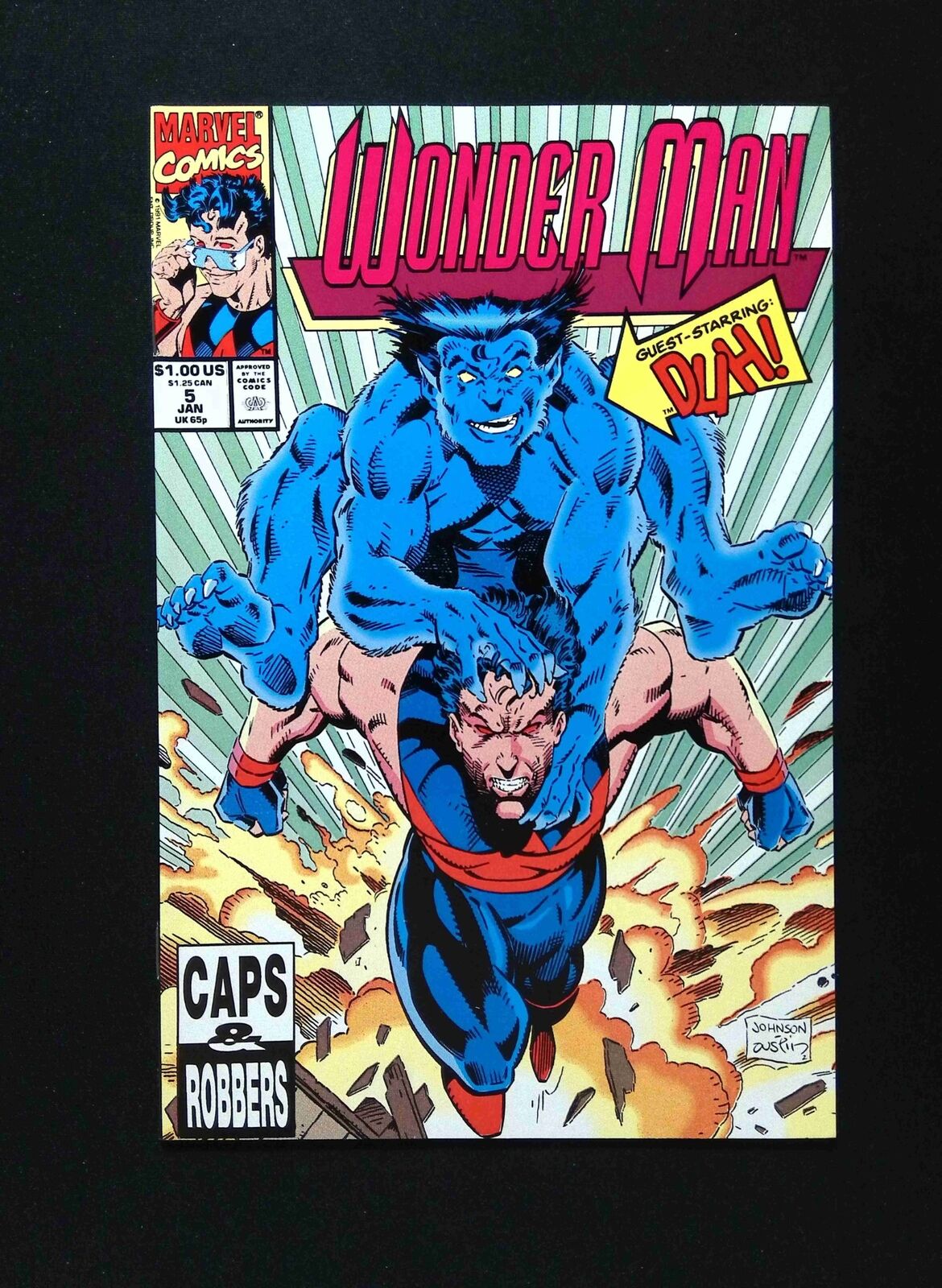 Wonder Man #5 MARVEL Comics 1992 NM-