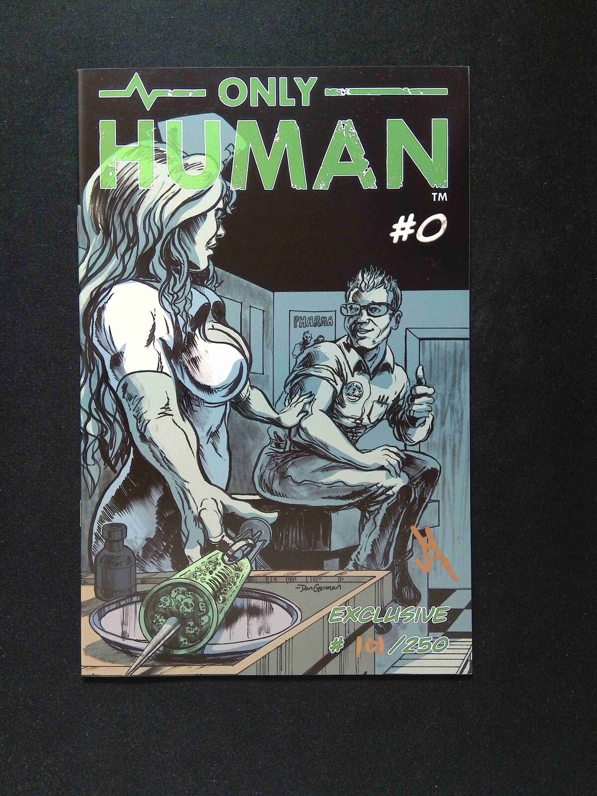 Only Human #0  OH COMICS Comics 2014 NM  EXCLUSIVE #101/250 .SIGNED BY