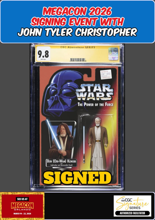 STAR WARS #4 CGC 9.8 JOHN TYLER CHRISTOPHER SIGNED MEGACON PRESALE