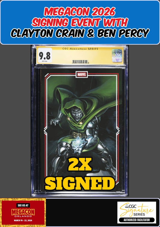 DUNGEONS OF DOOM #1 CGC 9.8 BEN PERCY/CLAYTON CRAIN 2X SIGNED PRESALE