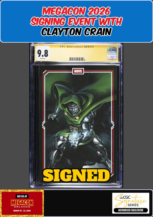 DUNGEONS OF DOOM #1 CGC 9.8 CLAYTON CRAIN SIGNED MEGACON PRESALE