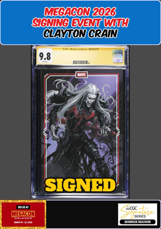 KNULL #1 CGC 9.8 CLAYTON CRAIN SIGNED MEGACON PRESALE