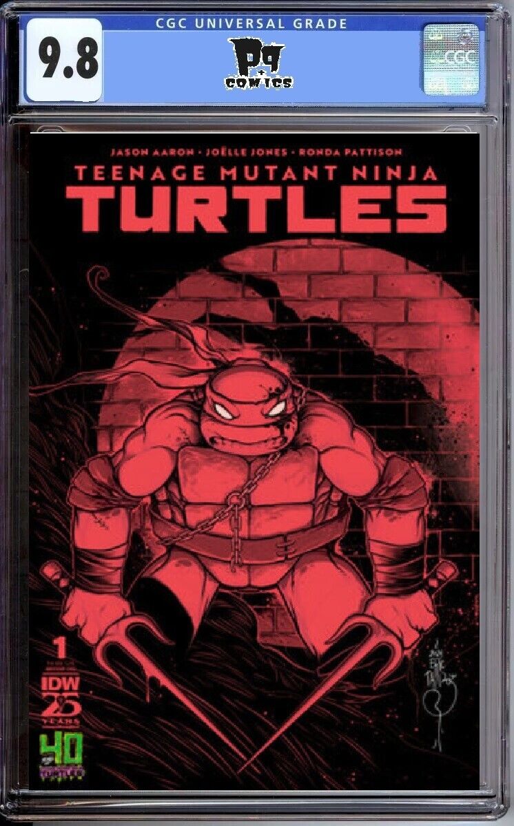 TEENAGE MUTANT NINJA TURTLES #1 IDW TALBOT 40TH ANNIVERSARY 2024 CGC 9.8 PRESALE