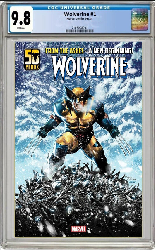 WOLVERINE #1 MARVEL COCCOLO CVR A 2024 CGC 9.8 NM/MT PRESALE