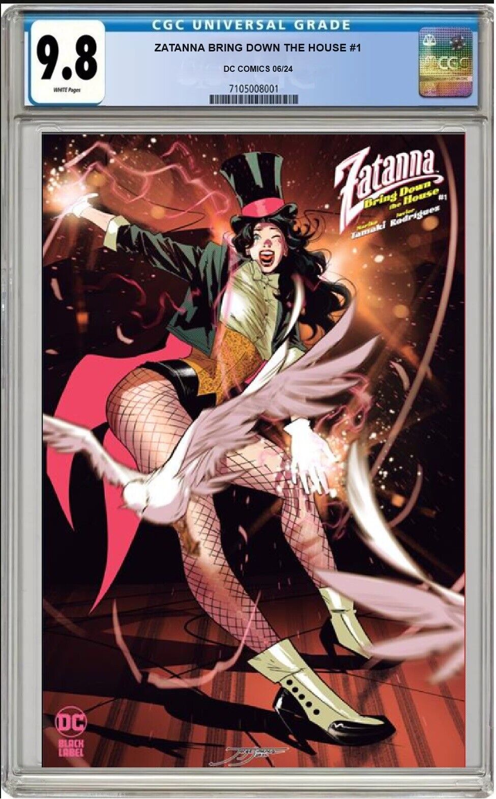 ZATANNA BRING DOWN THE HOUSE #1 CVR C DC COMICS JIMENEZ 2024 CGC 9.8 PRESALE