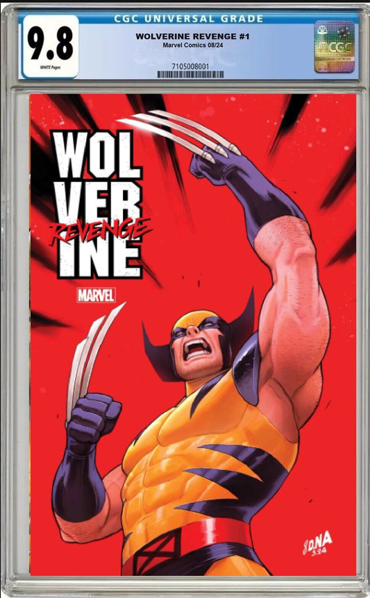 WOLVERINE REVENGE 1 MARVEL DAVID NAKAYAMA FOIL VARIANT 2024 CGC 9.8 PRESALE