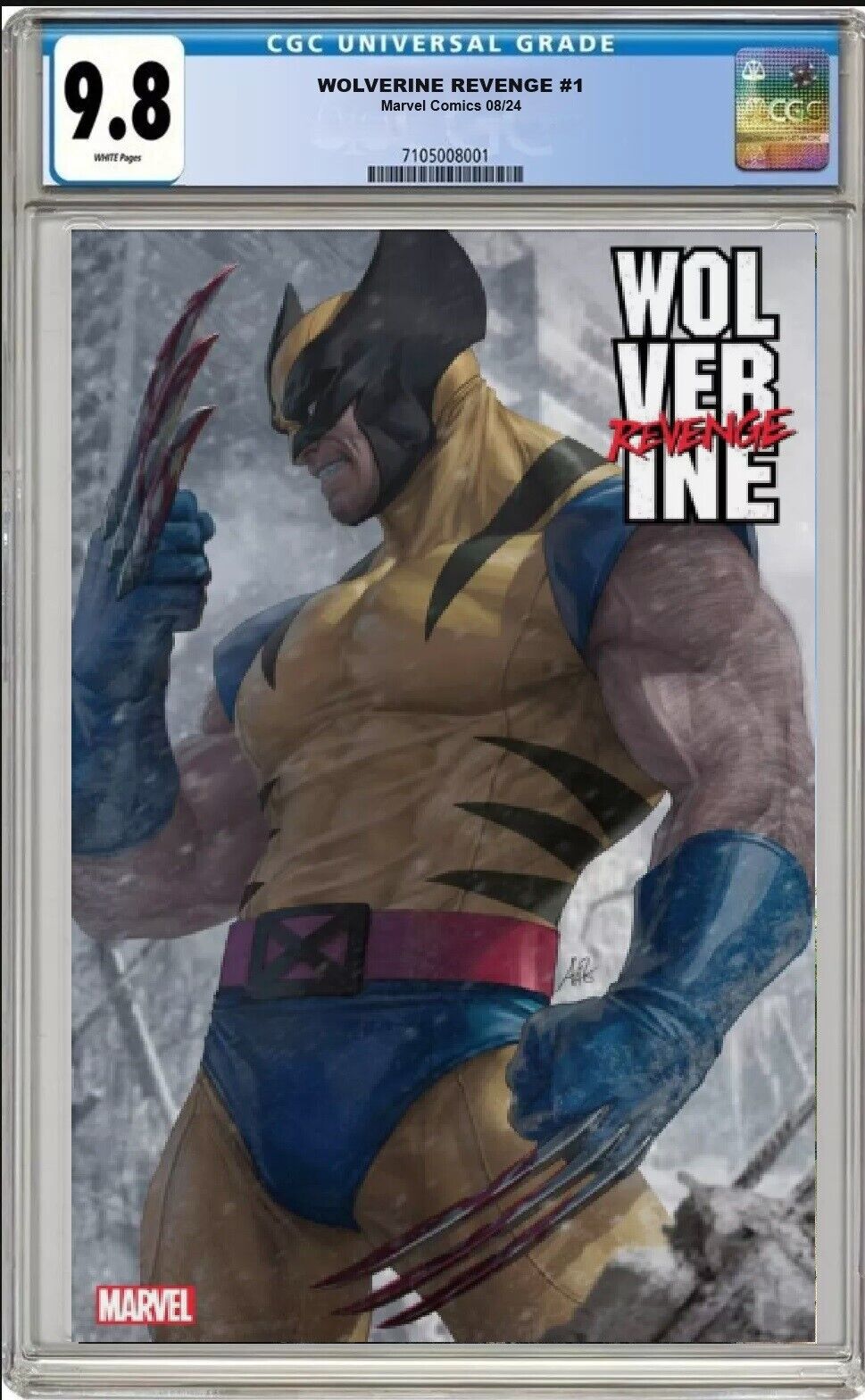 WOLVERINE REVENGE #1 MARVEL ARTGERM LAU VARIANT 2024 CGC 9.8 NM/MT PRESALE