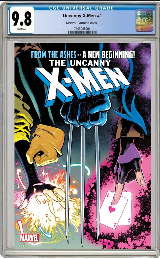 UNCANNY X-MEN #1 MARVEL CVR A DAVID MARQUEZ 2024 CGC 9.8 NM/MT PRESALE