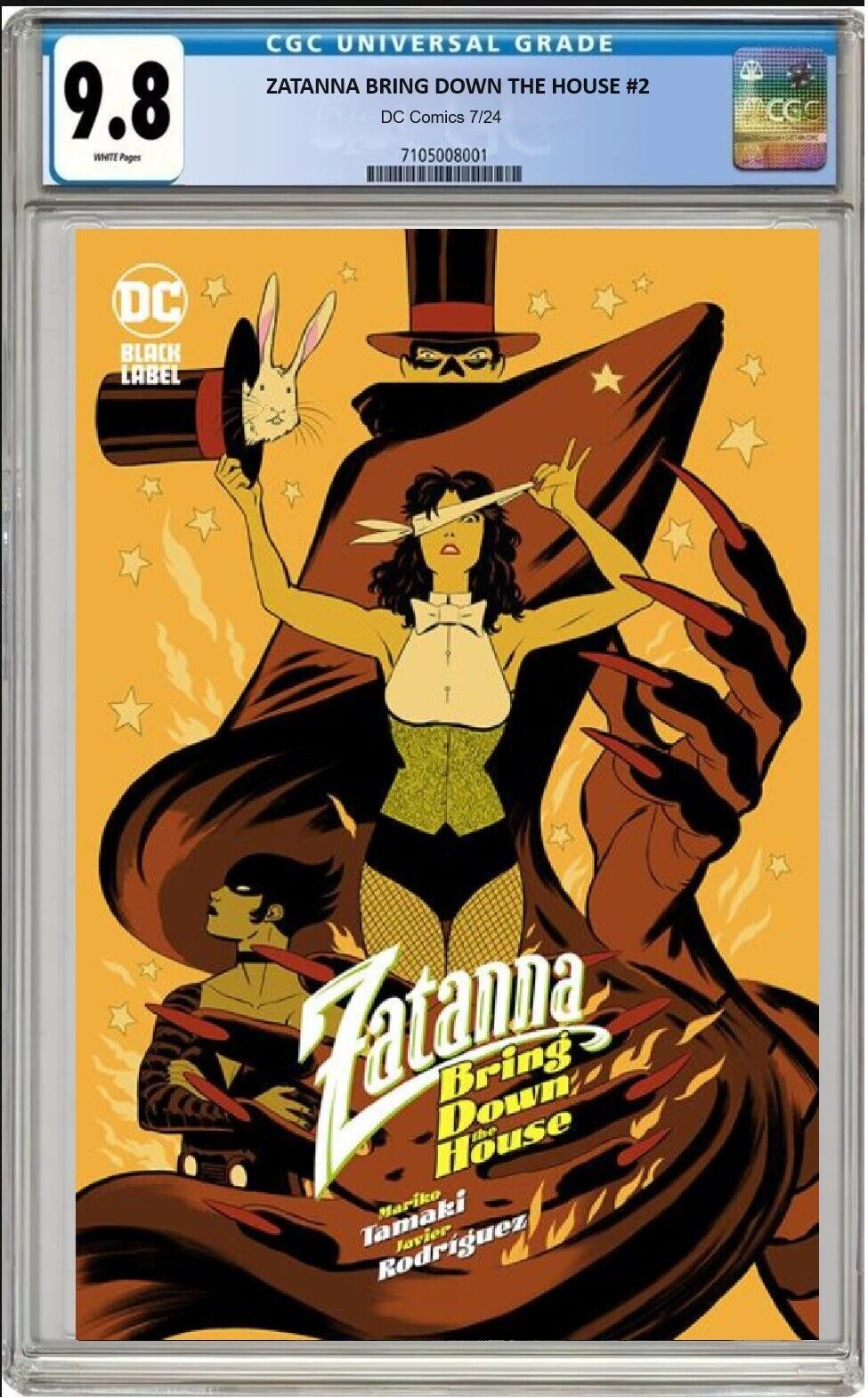 ZATANNA BRING DOWN THE HOUSE #2 CVR A JAVIER RODRIGUEZ 2024 CGC 9.8 PRESALE