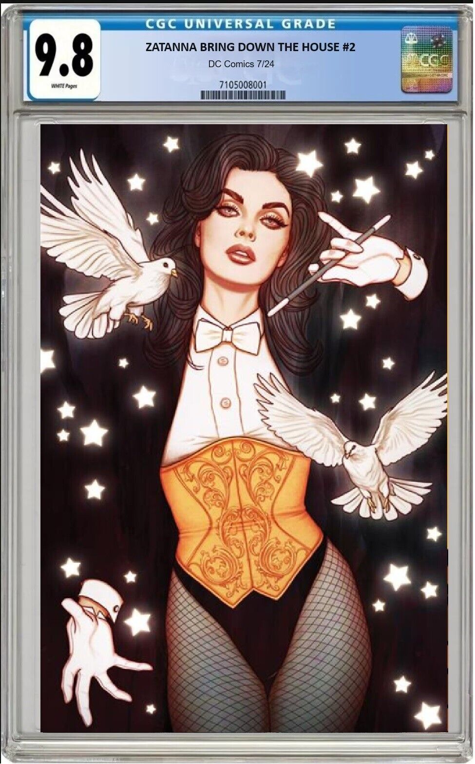 ZATANNA BRING DOWN THE HOUSE #2 CVR B JENNY FRISON VARIANT 2024 CGC 9.8 PRESALE