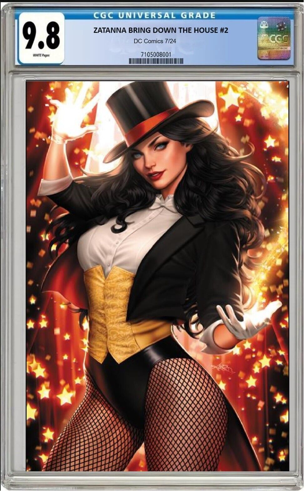 ZATANNA BRING DOWN THE HOUSE #2 CVR C ARIEL DIAZ VARIANT 2024 CGC 9.8 PRESALE