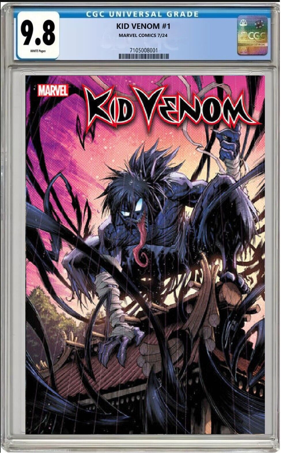 KID VENOM #1 MARVEL 2024 GERARDO SANDOVAL FOIL VARIANT CGC 9.8 NM/MT PRESALE