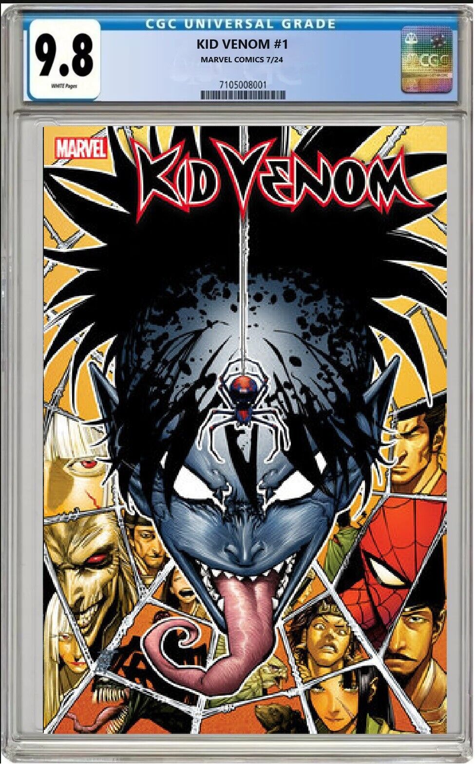 KID VENOM #1 MARVEL CVR A TAIGAMI 2024 CGC 9.8 NM/MT PRESALE