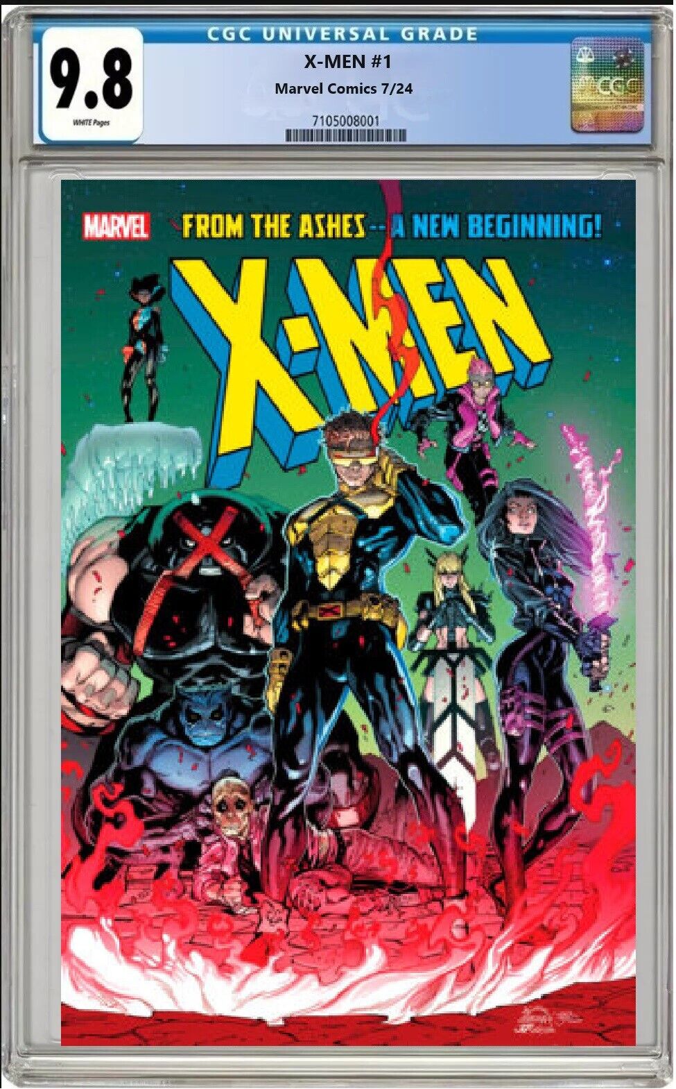 X-MEN #1 MARVEL CVR A RYAN STEGMAN VARIANT 2024 CGC 9.8 NM/MT PRESALE