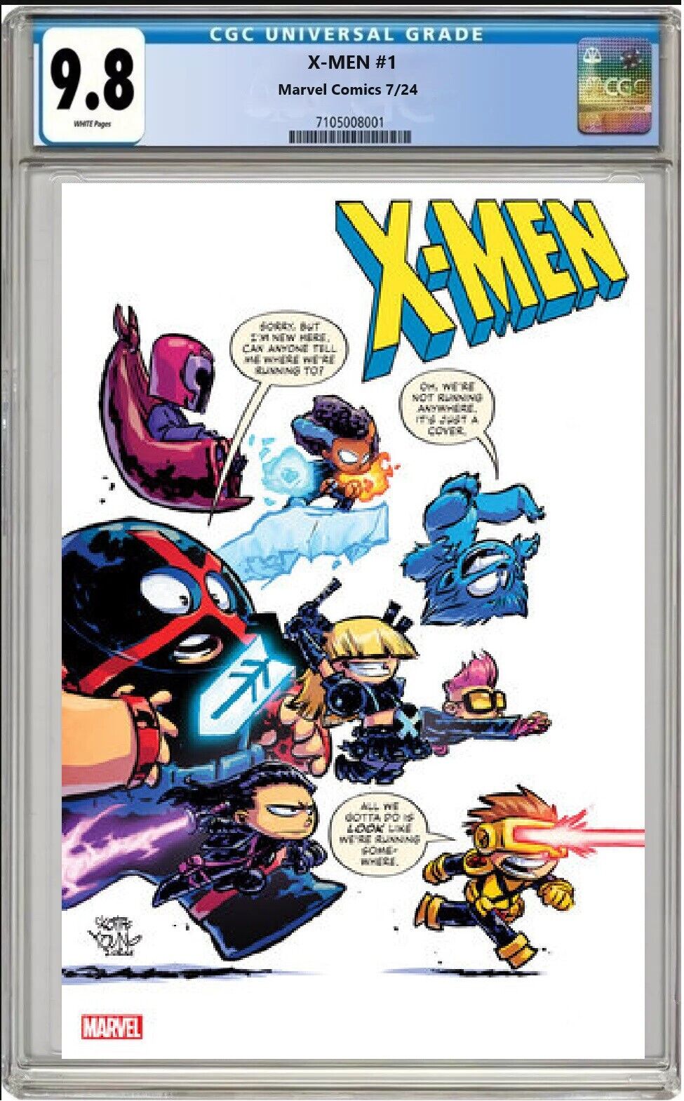 X-MEN #1 MARVEL SKOTTIE YOUNG VARIANT 2024 CGC 9.8 NM/MT PRESALE