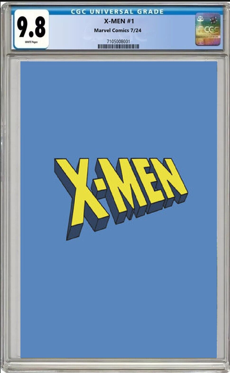 X-MEN #1 MARVEL 2024 LOGO VARIANT CGC 9.8 NM/MT PRESALE