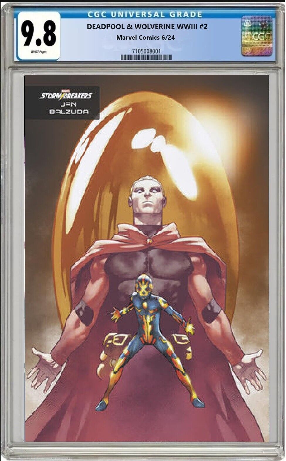 DEADPOOL WOLVERINE WWII #2 STORMBREAKERS VARIANT GUARANTEED CGC 9.8 PRESALE