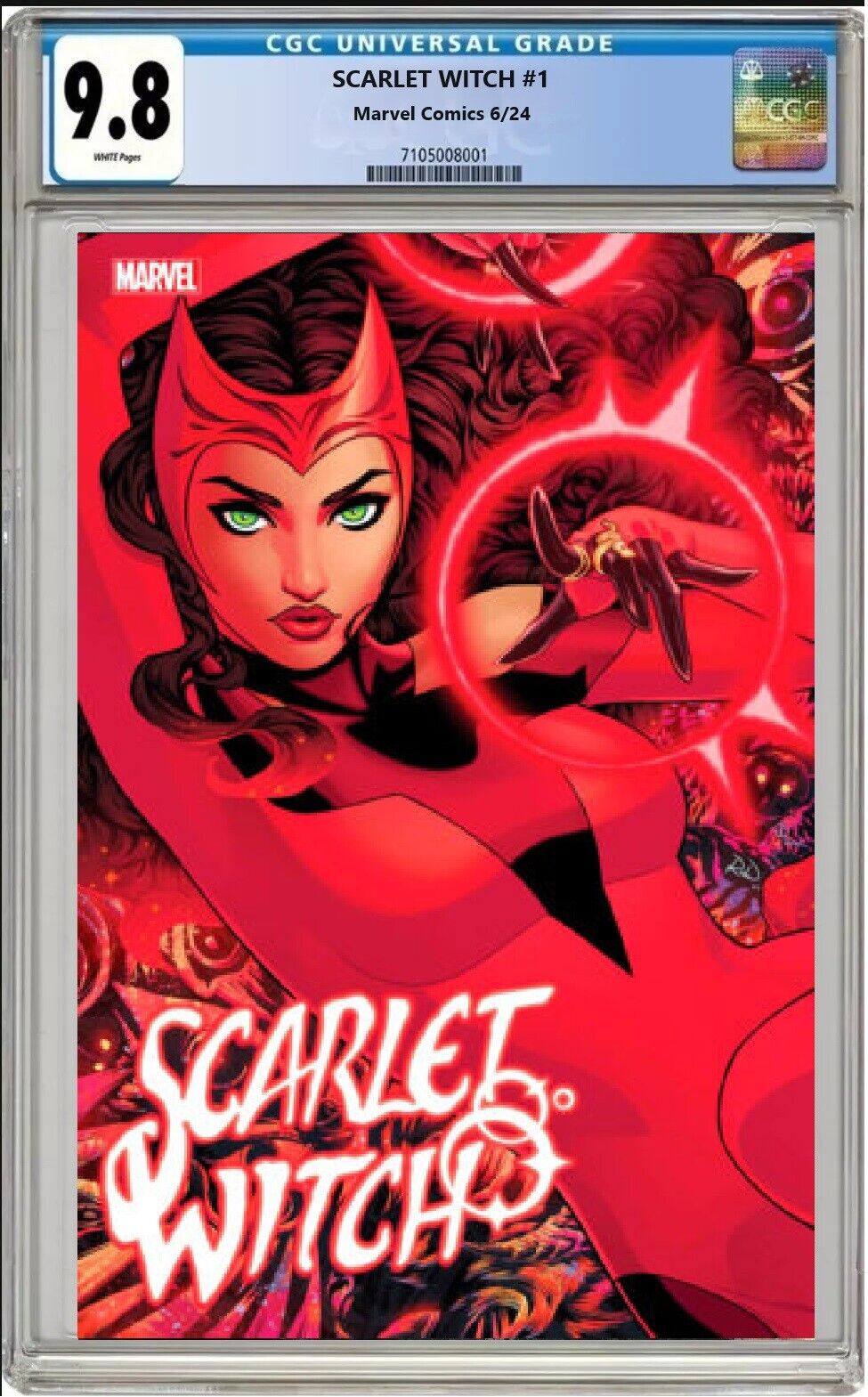 SCARLET WITCH #1 MARVEL CVR A DAUTERMAN 2024 CGC 9.8 NM/MT KEY PRESALE