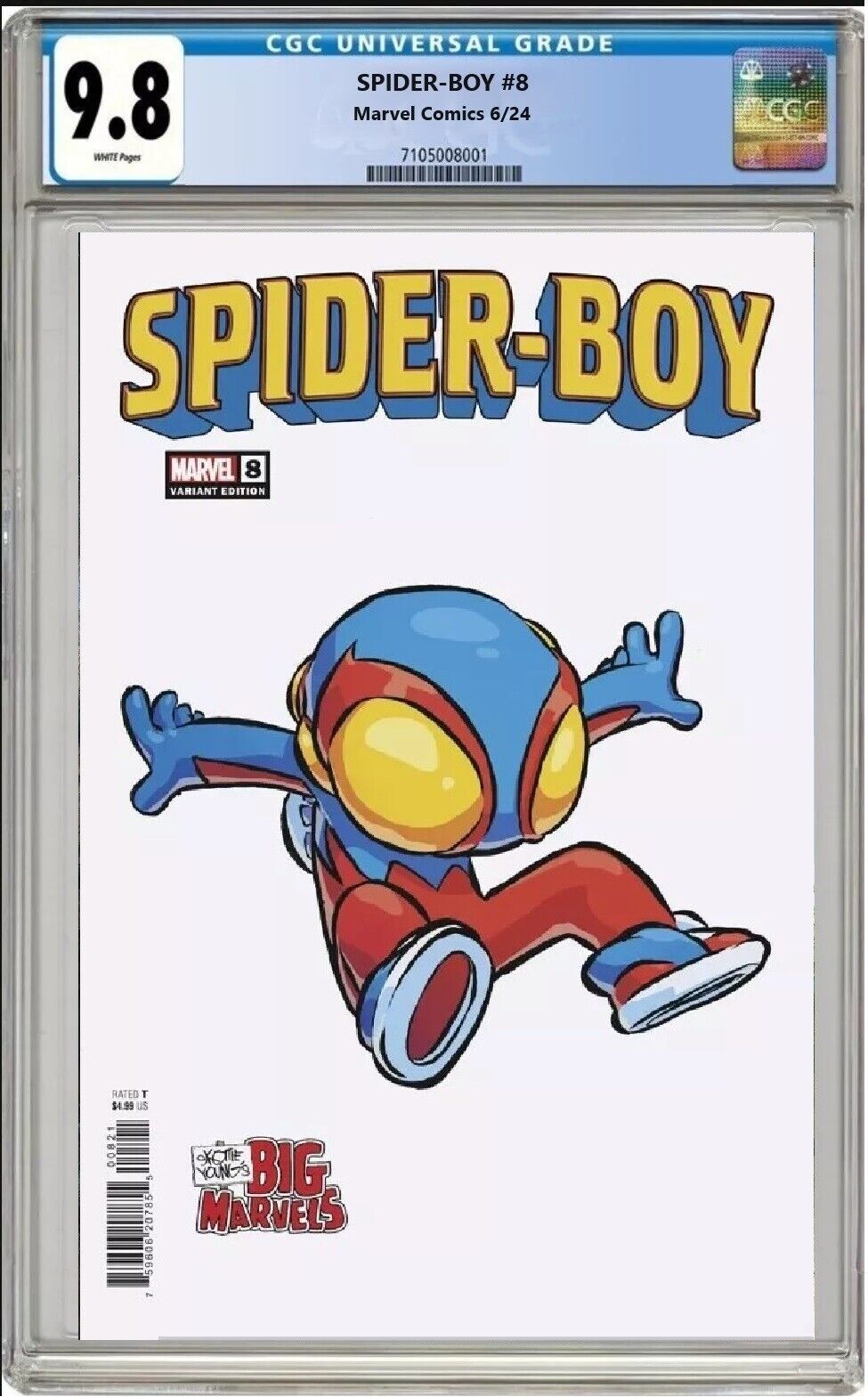 SPIDER-BOY #8 MARVEL SKOTTIE YOUNG VARIANT 2024 CGC 9.8 NM/MT PRESALE