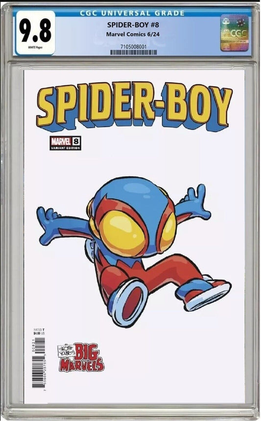 SPIDER-BOY #8 MARVEL SKOTTIE YOUNG VARIANT 2024 CGC 9.8 NM/MT PRESALE